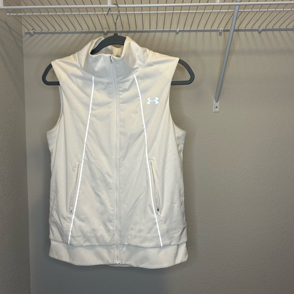 White Under Armour Athletic Vest